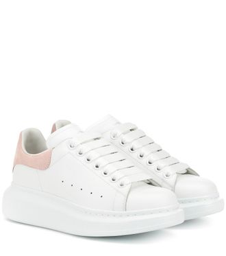 スニーカー Alexander Mcqueen Chunky White Leather Sneakers $695.00 NEW ALEXANDER McQUEEN WHITE LOW TOP CHUNKY SOLE