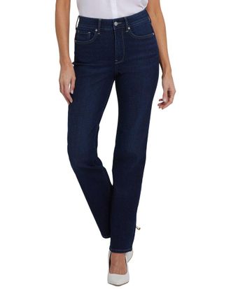 NYDJ Nydj Marilyn Midnight Breeze Straight Leg Jean