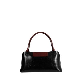 Versace Vivian Leather East/West Shoulder Bag