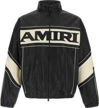Amiri Black Mock Collar Jackets