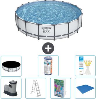 Bestway Piscina Bestway Steel Pro Max Redonda - 549x122 Cm - 8-piezas S594
