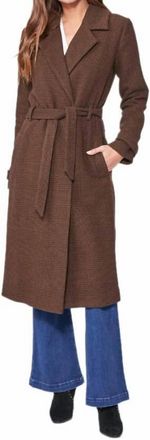 Paige Jona Coat In Brown/black