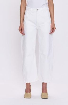 Pistola Denim Beau High Rise Crop Jeans in Paper White at Nordstrom Rack, Size 30