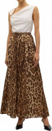 Vero Moda Roxanne Maxi Skirt In Leopard