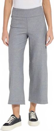 Lyss&eacute; Womens Jovie Reversible Wide Leg Crop Jogger In Navy/grey