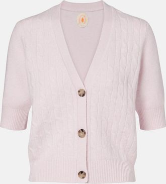 Jardin Des Orangers Cardigan in misto cashmere a trecce