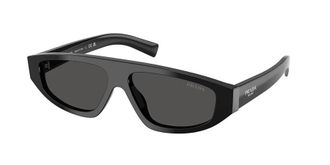 Prada Grey Irregular Mens Sunglasses PR C02S 16K08Z 57