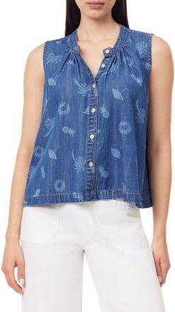 Kensie Easy Button Down Tank in Paxton Print at Nordstrom Rack, Size X-Large