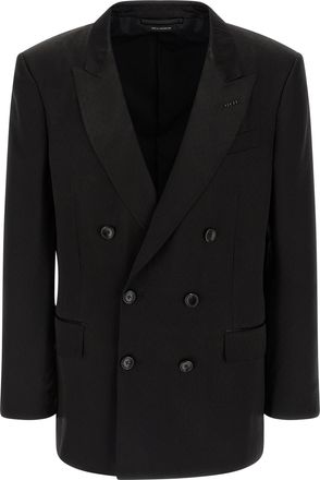 Tom Ford Black Viscose Mens Blazer