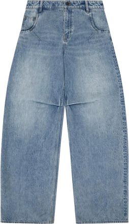 Entire studios Entire Studios - Dem V2 Panelled Jeans - Dames - Jeans - Blauw - Maat: XS Katoen