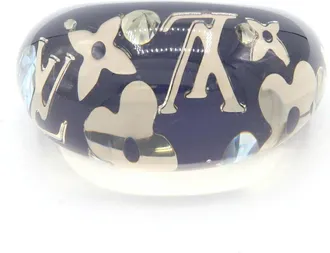 Louis Vuitton Navy Resin Band Ring (Pre-Owned)
