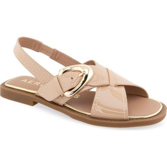 Aerosoles Cassa Slingback Sandal in Beige Bisque Patent Leather at Nordstrom Rack, Size 7.5