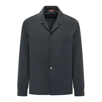 Cruna Heren, Overhemden, Blauw, Maat: M Wol