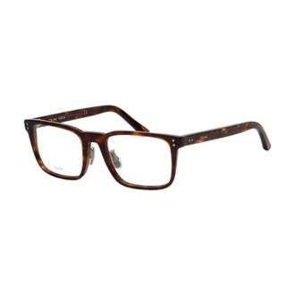 Celine Tortoiseshell Acetate Square Eyeglasses - Brown