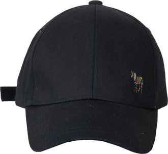 Paul Smith Zebra Baseball Cap - Heren - Petten - Zwart - ONE Size - Katoen - Accessoires
