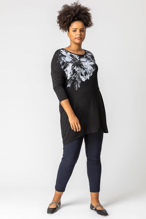 Roman Full Length Elastic Waist Trousers