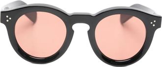 Family Affair Zonnebril met rond montuur - Zwart