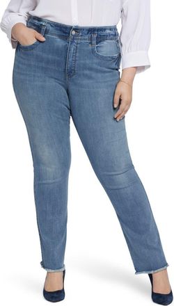 NYDJ Marilyn Hollywood High Waist Straight Leg Jeans in Paddington at Nordstrom Rack, Size 14W