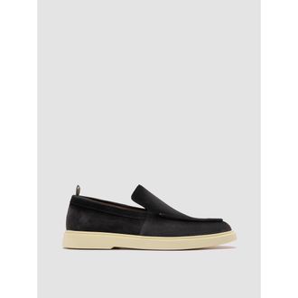 Officine Creative Bones 002 Suede Loafer in Blue at Nordstrom, Size 43.5