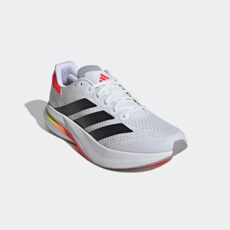 adidas Laufschuh ADIDAS PERFORMANCE DURAMO SPEED 2, Herren, Gr. 41, bunt (cloud wei&szlig;, core schwarz, lucid rot), Synthetik, Textil, Schuhe Laufschuh