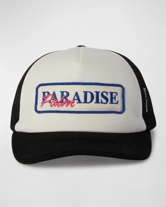 Palm Angels Men & apos;s Paradise Palm Trucker Hat