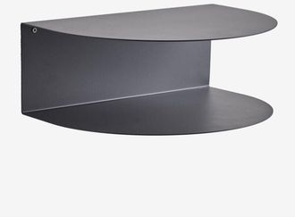 Sklum Mesita de noche flotante en acero inoxidable Taifa SKLUM