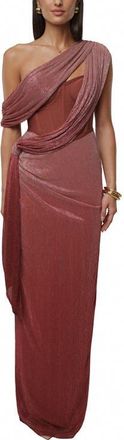 JLUXLABEL Celestina Draped Maxi Dress in Red at Nordstrom, Size X-Large