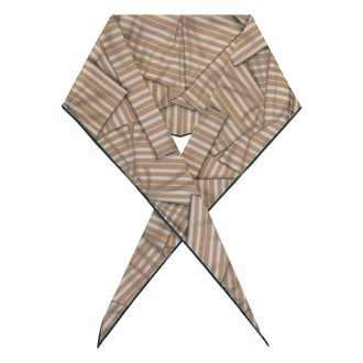 Ermenegildo Zegna Silky Scarves, male, Multicolor, Size: ONE SIZE Scarf with pointed profile
