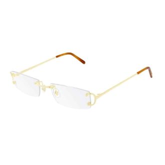 Cartier Accessoires, unisex, Geel, ONE Size, Elegant Horloge Model Ct 0092O