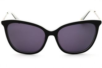 Anne Klein AK7083 Cat-Eye Acetate Sunglasses - Black
