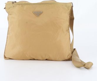 Prada Yellow Messenger Bag Shoulder Bag (Pre-Owned)