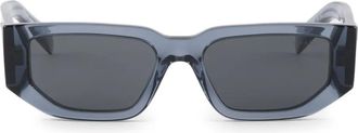 Prada Occhiali da sole con logo - Blu
