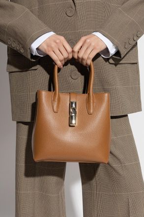 Furla Handbag Goccia Small, Womens, Brown