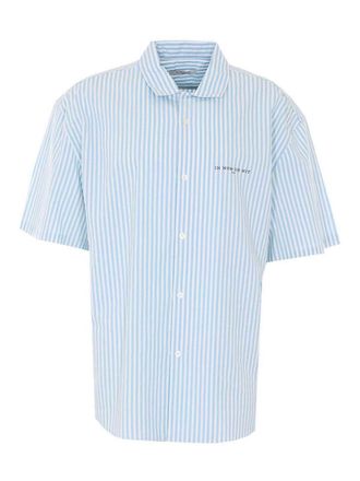 Ih Nom Uh Nit Light Blue And White Bowling Shirt