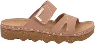 Rohde Bruine Damessandaal - Comfortabel Nubuck - Dames - Sandalen - Bruin - 42 EU - Schoenen