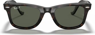 Ray-Ban Sunglasses Rb2140 902/58 Wayfarer Brown/Green Unisex Polarized