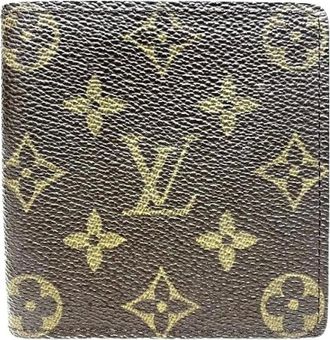 Louis Vuitton Pre-owned Wallets, male, Brown, Size: ONE SIZE Pre-owned Portefeuille 6 Cartes Monogram Wallet
