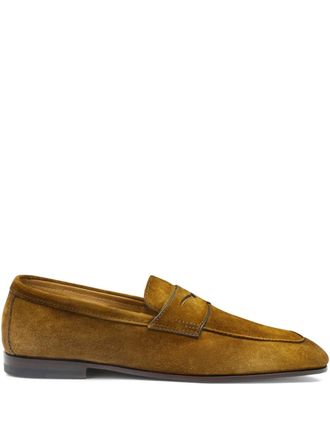 Santoni Carlo loafers - Groen