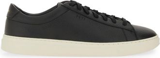 HUGO BOSS Grained Leather Sneaker