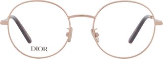 Dior MINI CD O R6F Demo Round Ladies Eyeglasses CD50117F 029 51