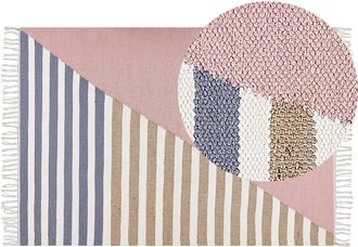 Beliani Rug ENGIZ Multicolour 140 x 200 cm Wool