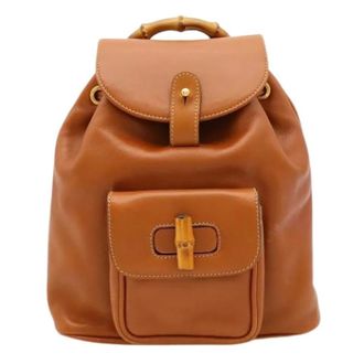 Gucci Pre-owned Zaino Vintage in Bamboo - - Pre-owned - Donna - Marrone - ONE SIZE