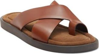 Tailorbyrd Hampton Leather Sandal in Cognac at Nordstrom Rack, Size 11