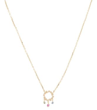 Suzanne Kalan 18kt gold necklace with sapphires