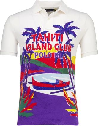 Polo Ralph Lauren Tops, Heren, Wit, XL, Witte poloshirt met korte mouwen