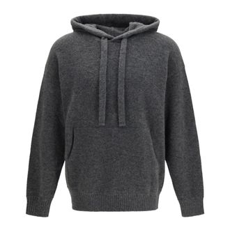 Laneus Felpa con cappuccio in cashmere e seta - - Sweatshirts & Hoodies - Uomo - Grigio - L