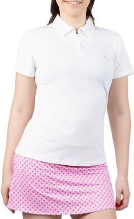 Tailorbyrd Solid Quarter Zip Polo in White at Nordstrom Rack, Size X-Large