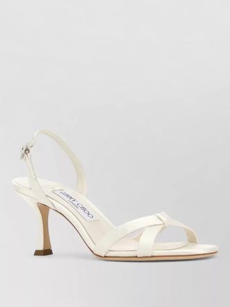 Jimmy Choo London elsy 70 satin mid heel sandals slingback
