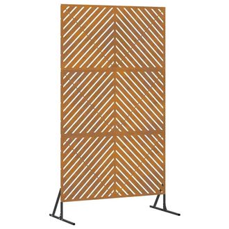 Berkfield Home Fence Panels Stainless steel in Brown