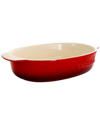 Crock-pot 2.5Qt Red Stoneware Bake Pan